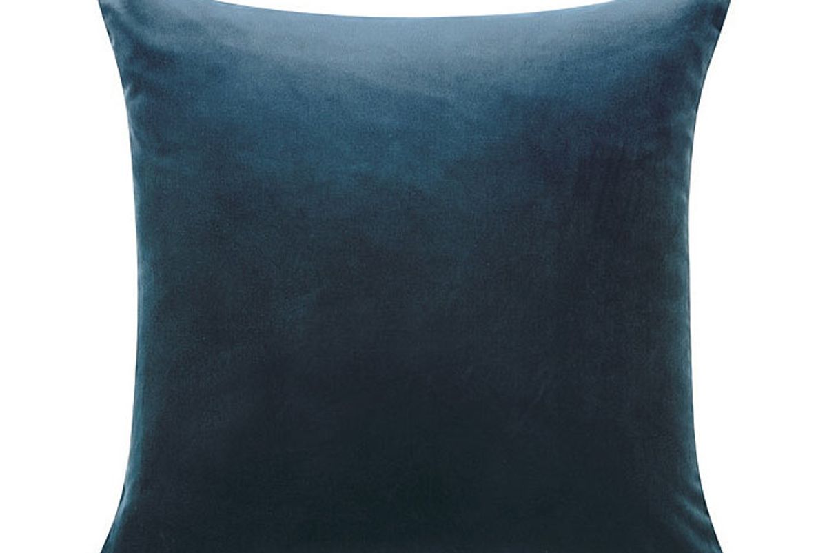 ballard designs signature velvet linen pillow