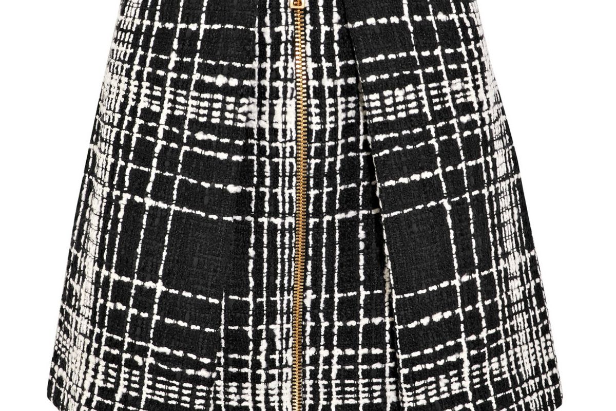 Bouclé Mini Skirt