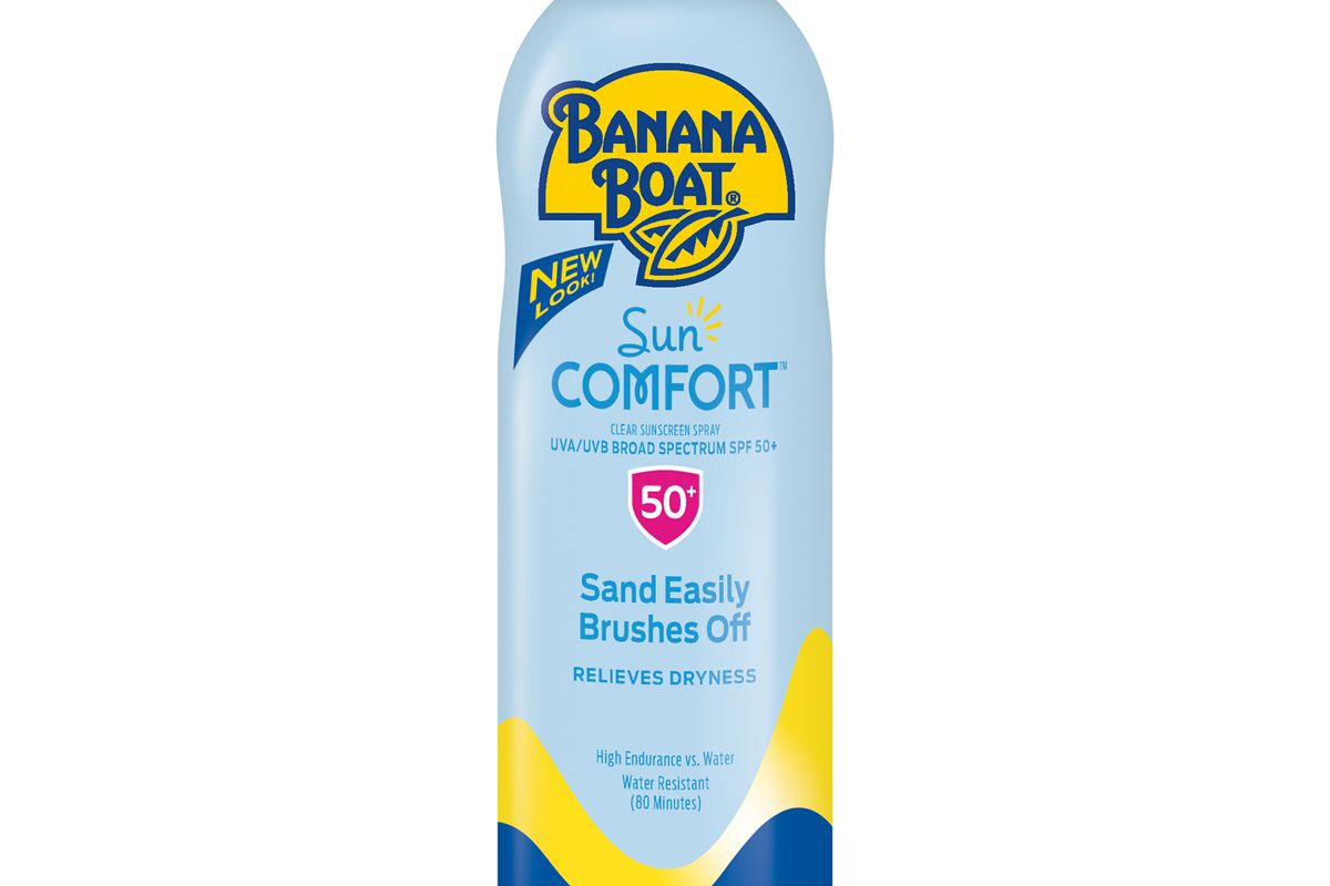 banana boat sun comfort clear sunscreen spray