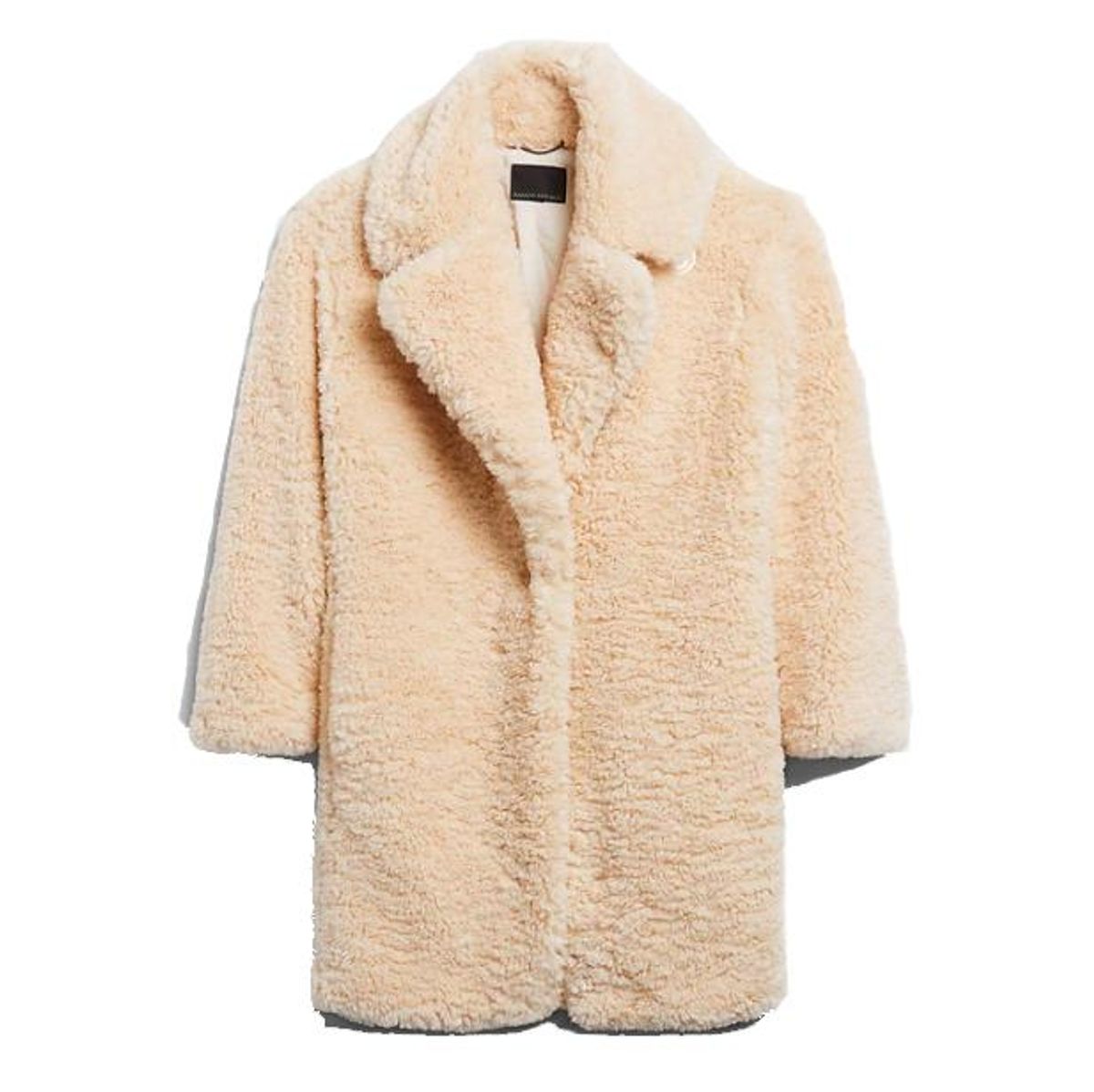 banana republic oversized sherpa cocoon coat