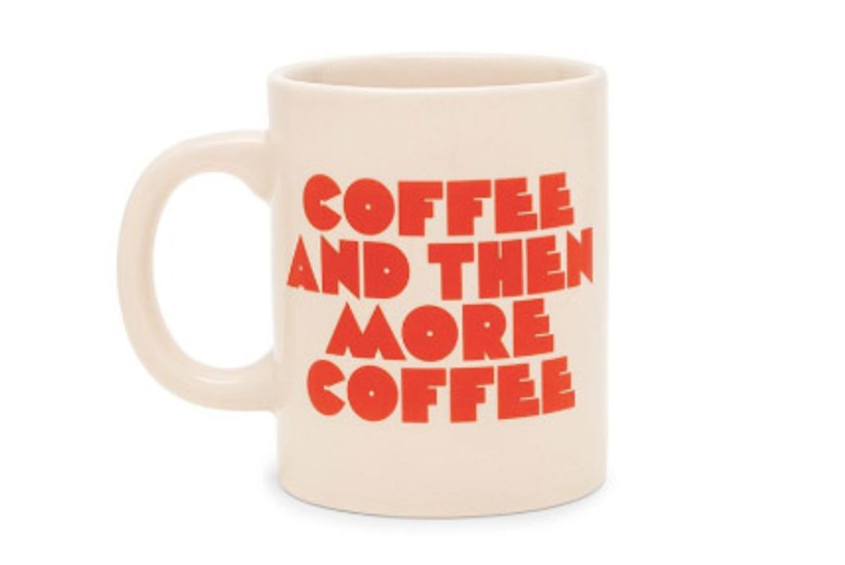 bando hot stuff ceramic mug coffee and then more coffee