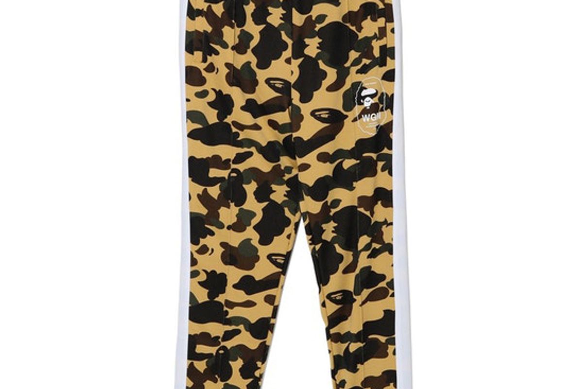 bape 1st camo line jersey pants