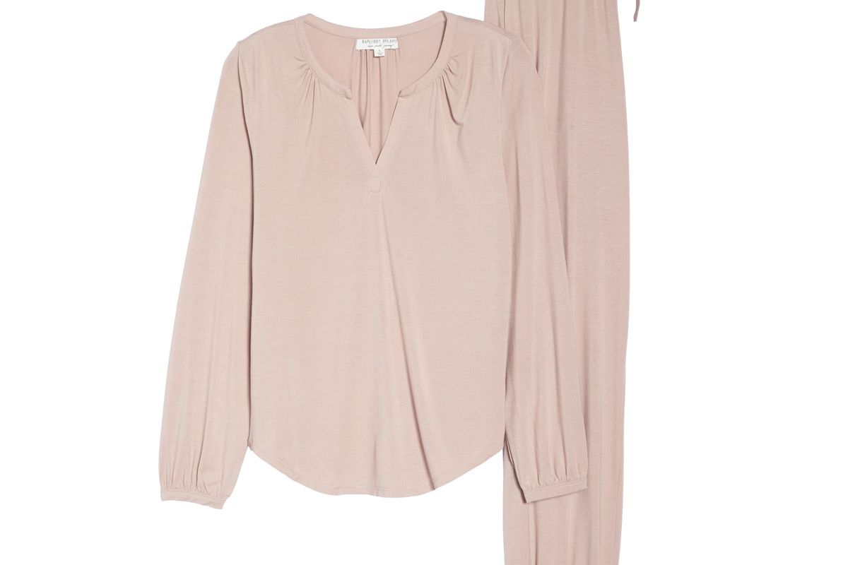 barefoot dreams namaste two piece lounge set