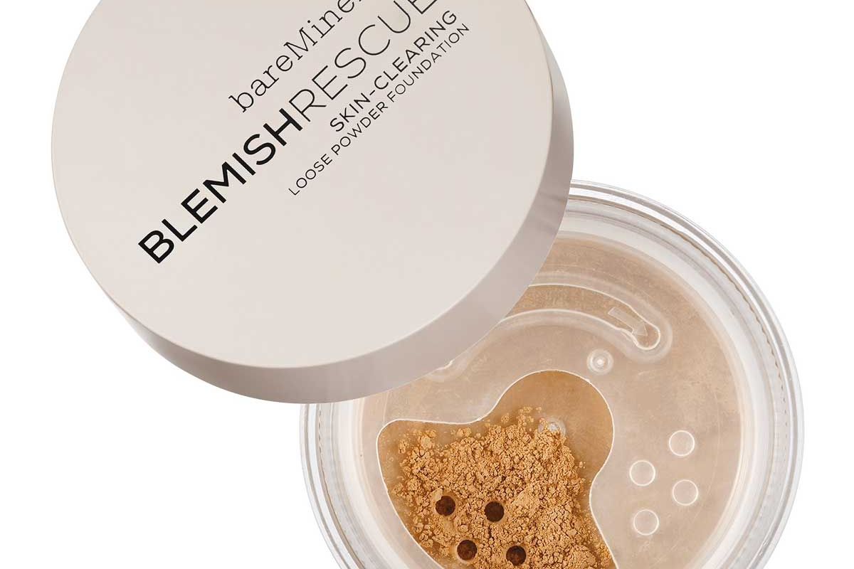 bareminerals blemish rescue skin clearing loose powder foundation for acne prone skin