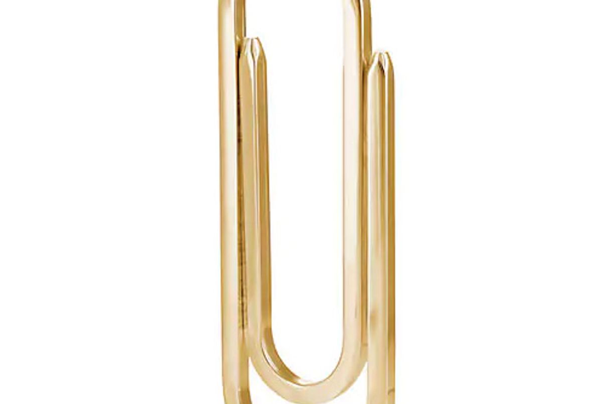 Yellow Gold Paperclip Money Clip