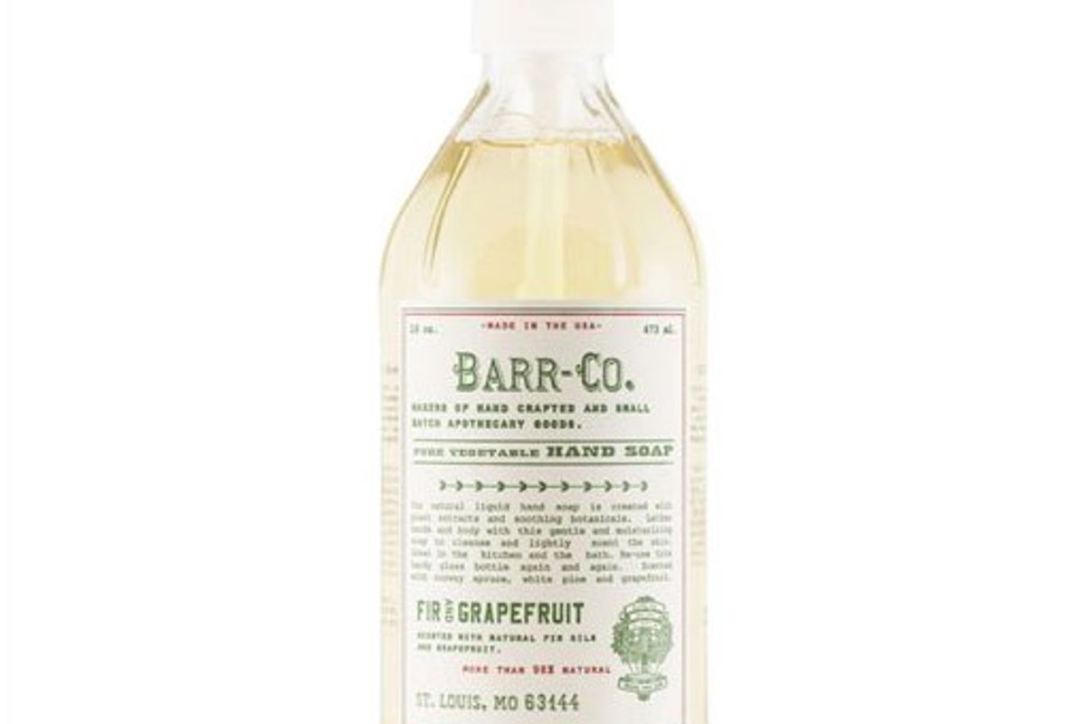 barr co fir and grapefruit liquid hand soap