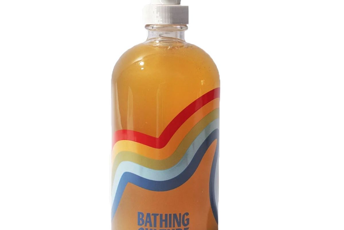 bathing culture mind and body wash refillable glass
