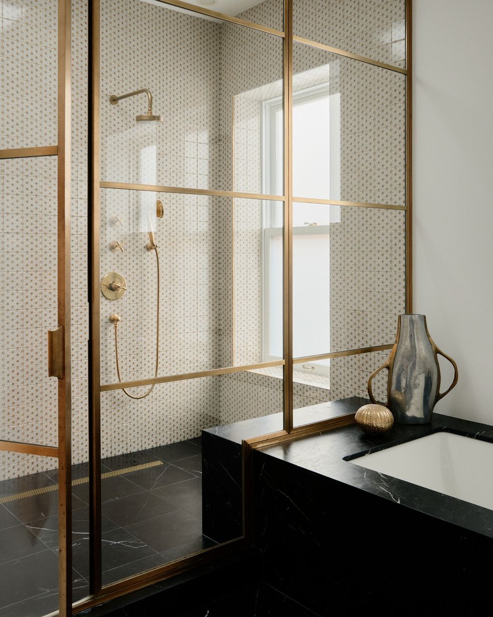 Bathroom from Lauren Sands'  Park Slope NYC Apartment