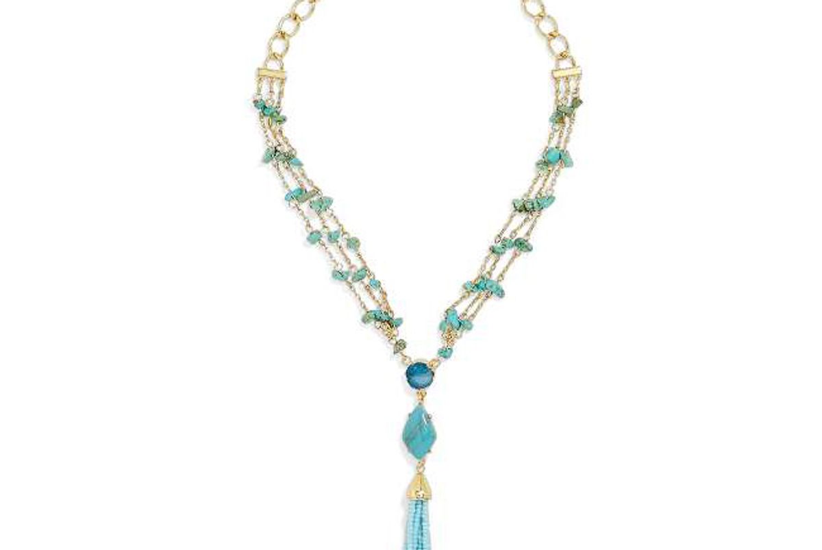 Marija Beaded Tassel Y-Necklace