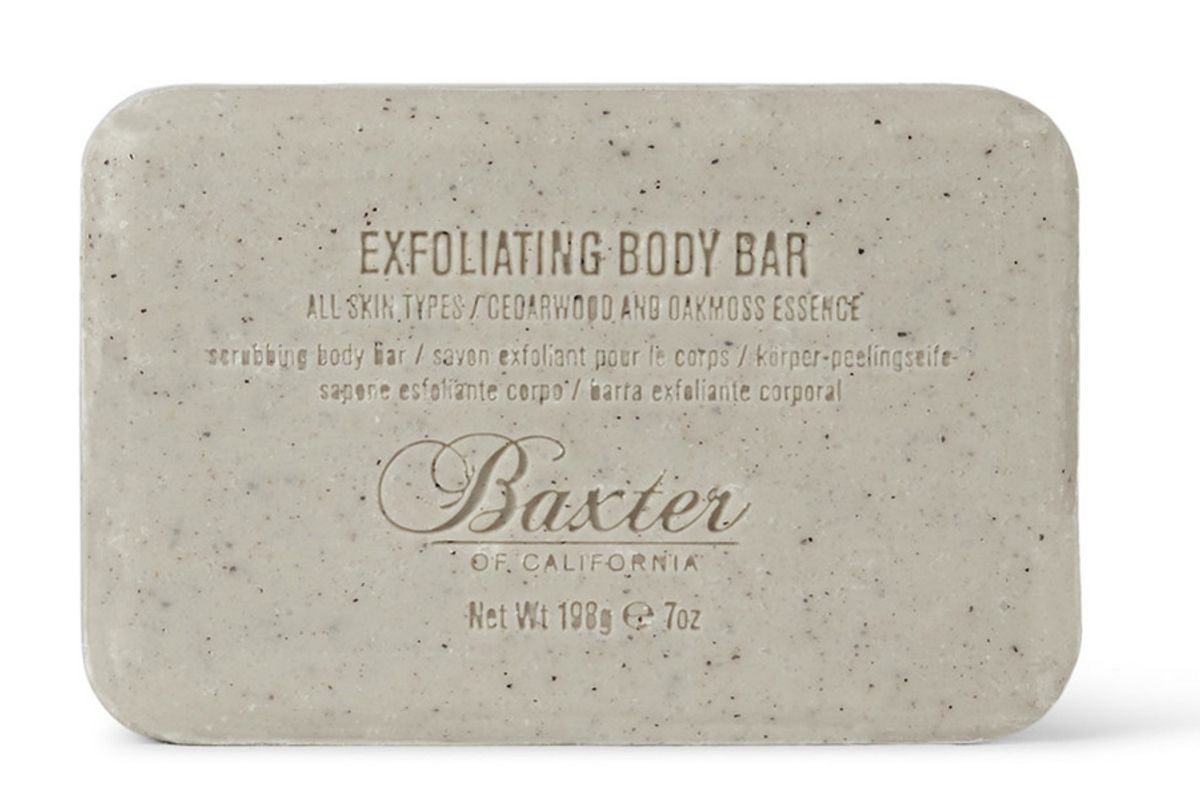 baxter of california exfoliating body bar cedarwood oakmoss essence