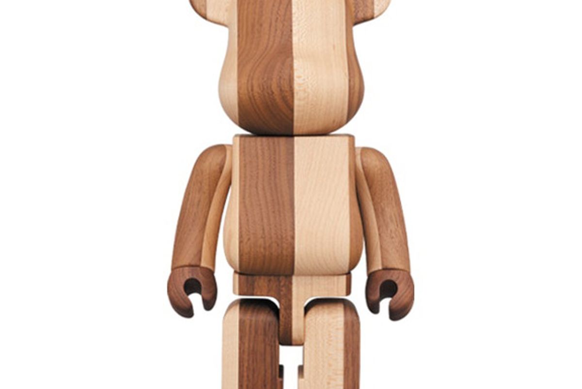 bearbrick x karimoku half and half 400 percent