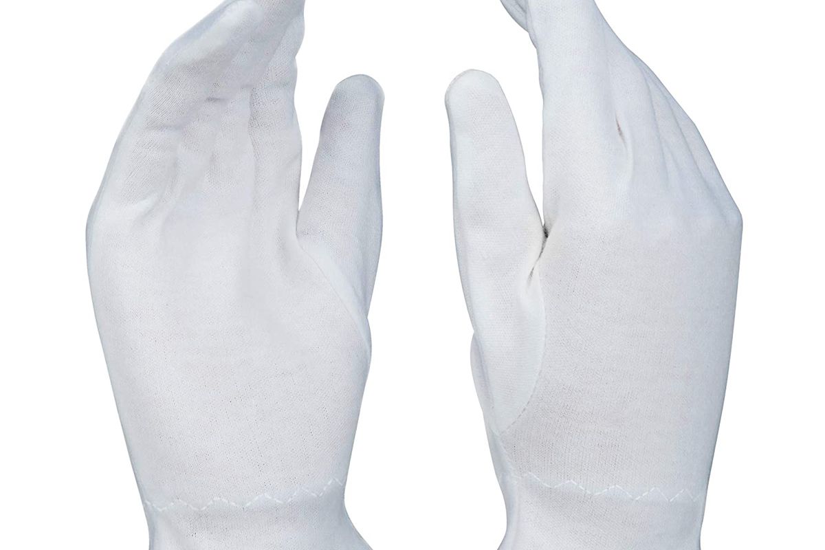 beauty care wear cotton gloves