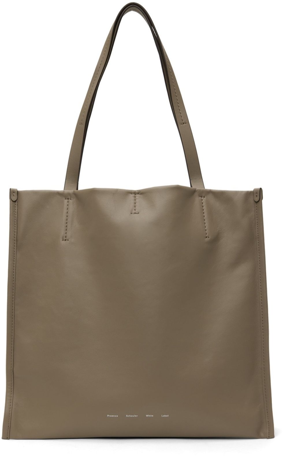 Beige White Label Twin Tote Proenza Schouler