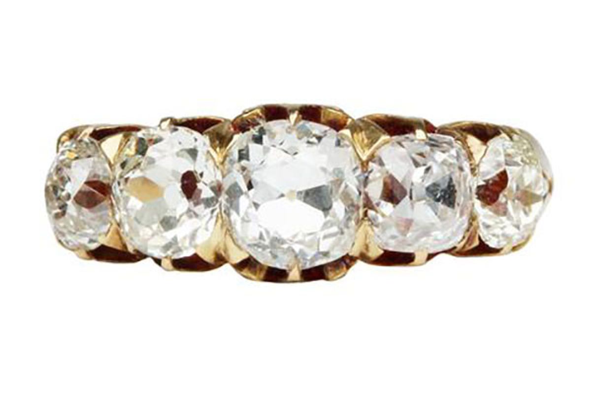 Victorian 5-Stone Diamond Ring