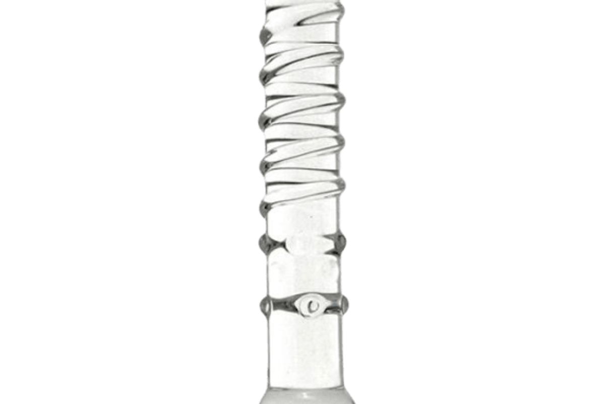 bellesa boutique glas callista clear glass dildo