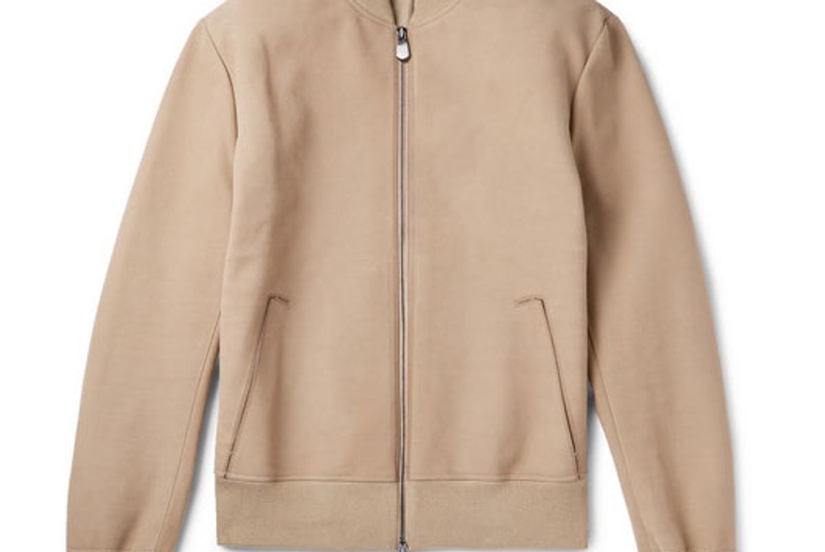 berluti nubuck bomber jacket