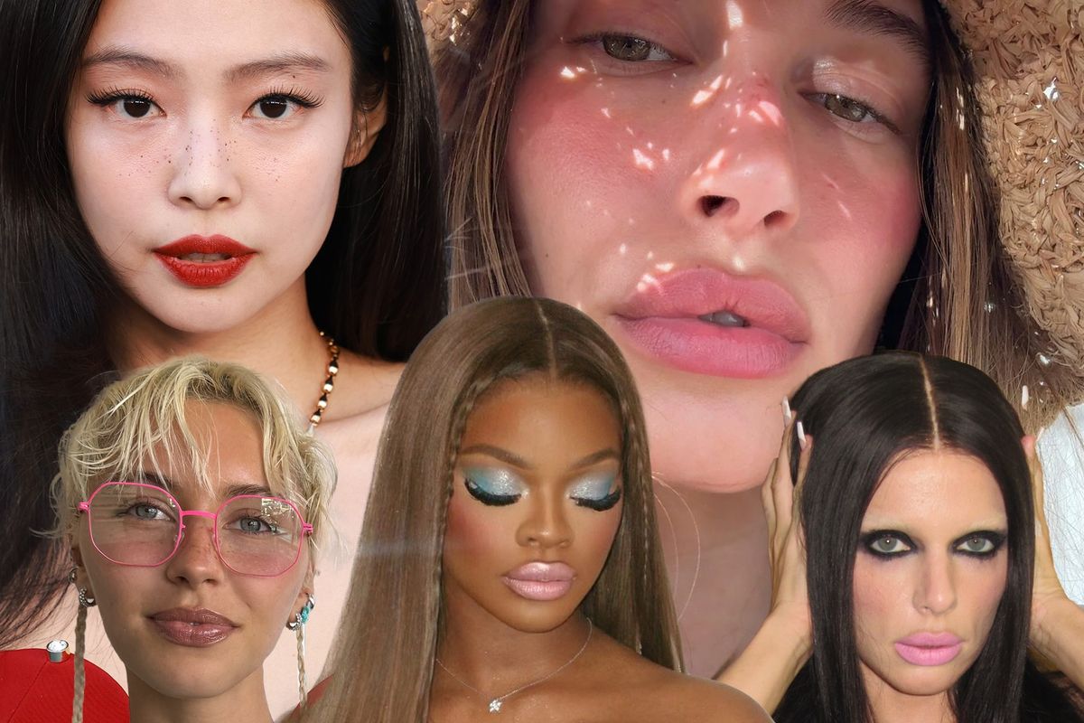 best spring beauty celebrity collage