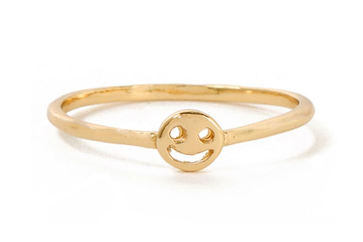 big bang smiley face ring