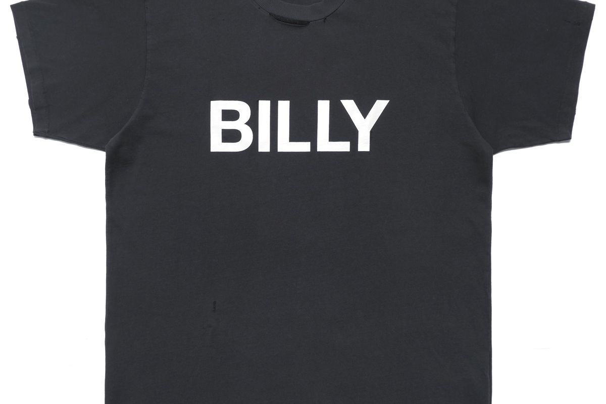 billy distressed logo tee