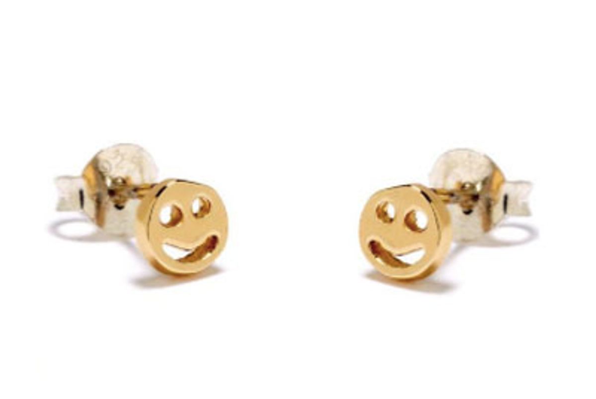 bing bang smiley face studs