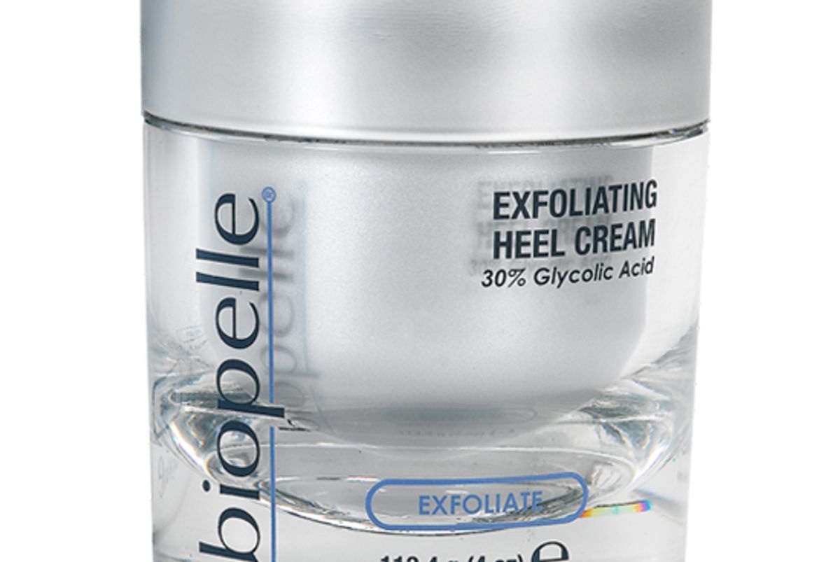 biopelle exfoliate exfoliating heel cream