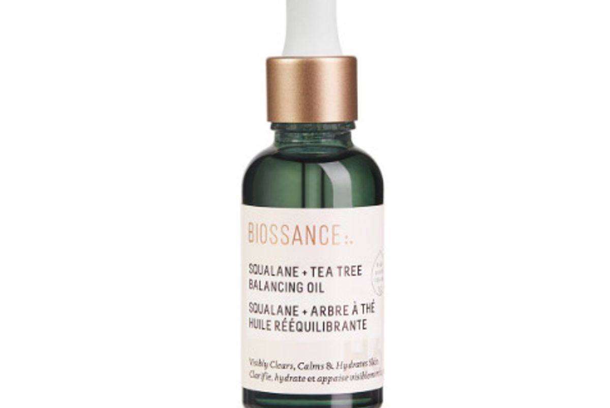 biossance squalane tea tree balancing oil