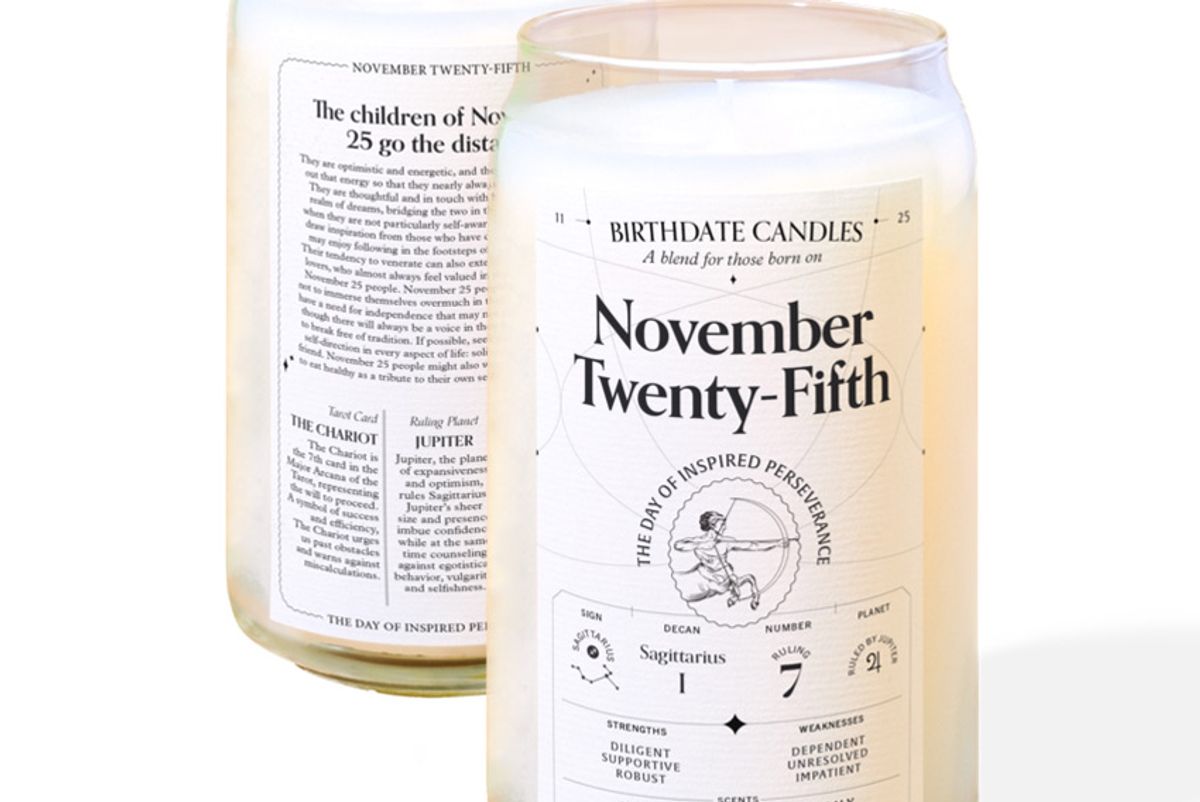 birthdate candles the november twenty fifth candle
