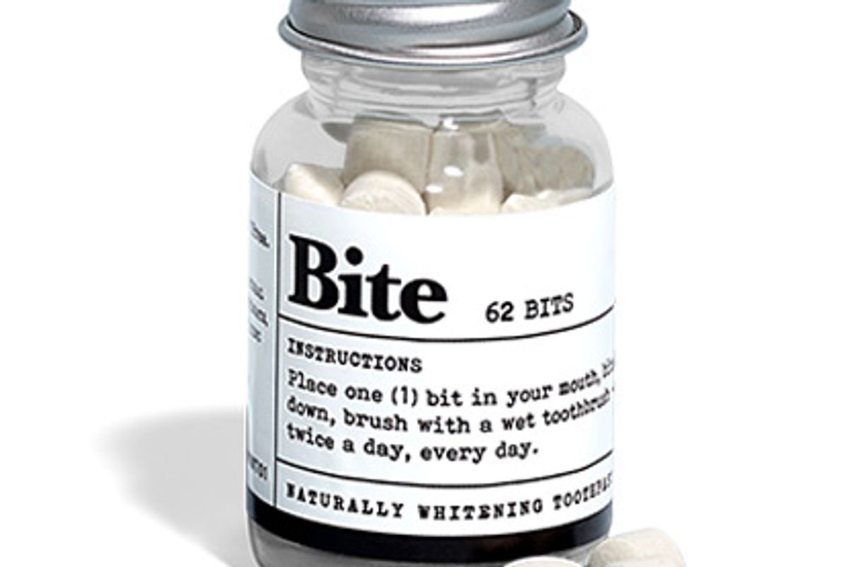 bite fresh mints toothpaste bits