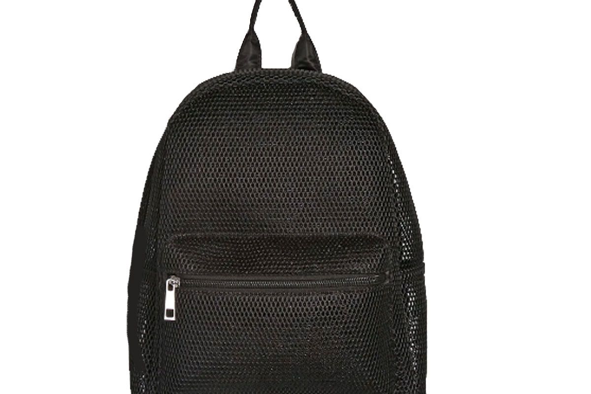 Semi-Sheer Mesh Backpack