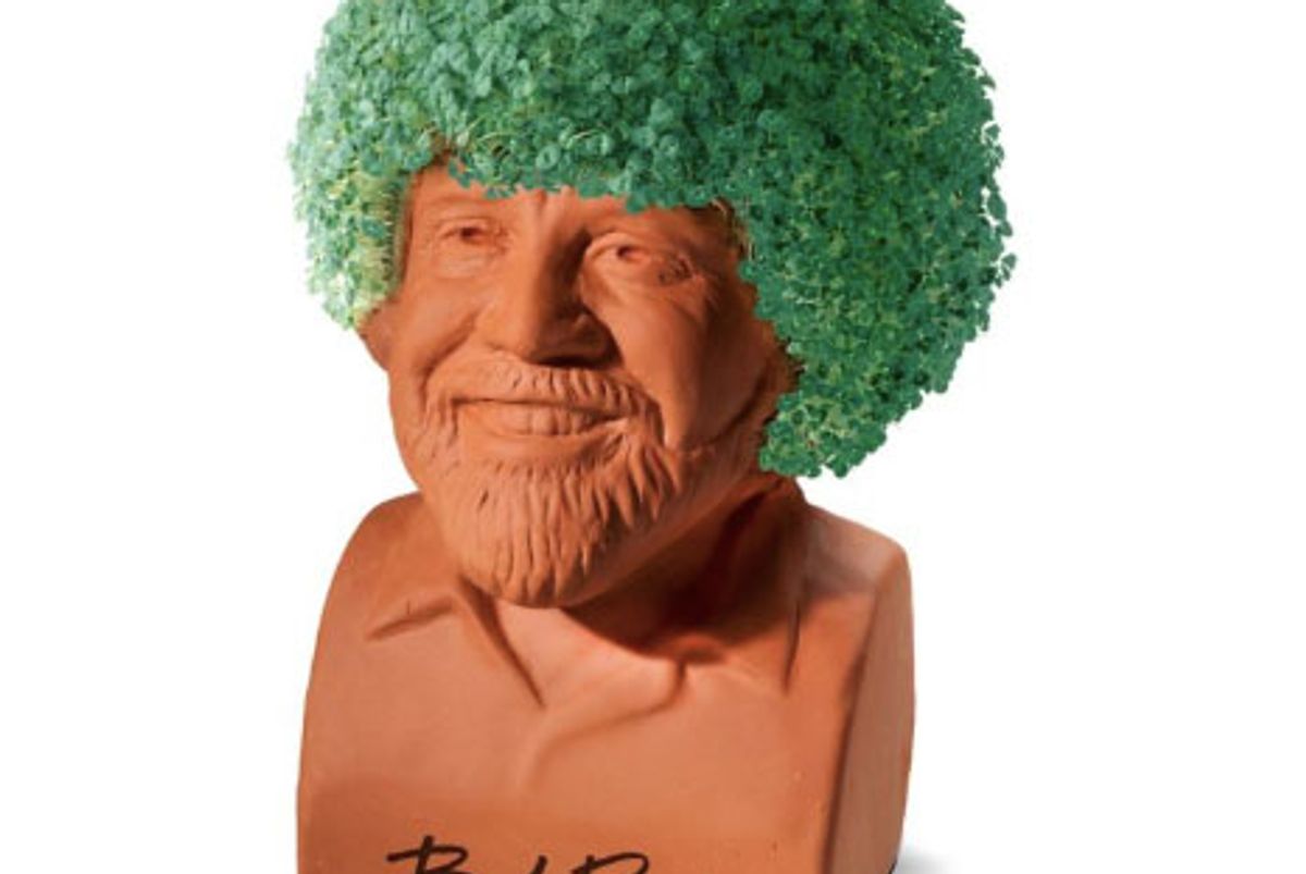 bob ross chia pet