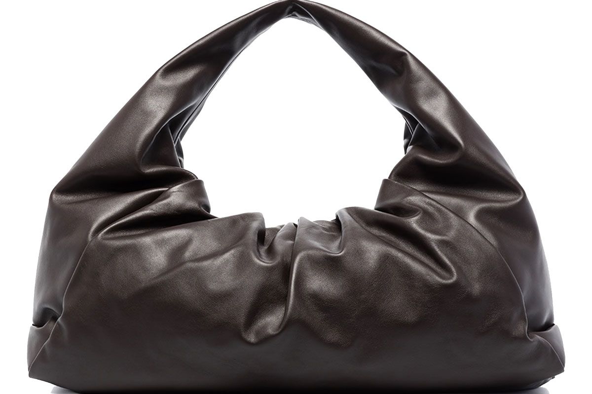 bottega veneta brown the shoulder pouch leather bag