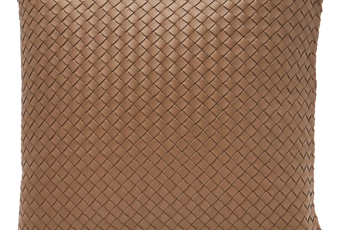 bottega veneta intrecciato leather cushion