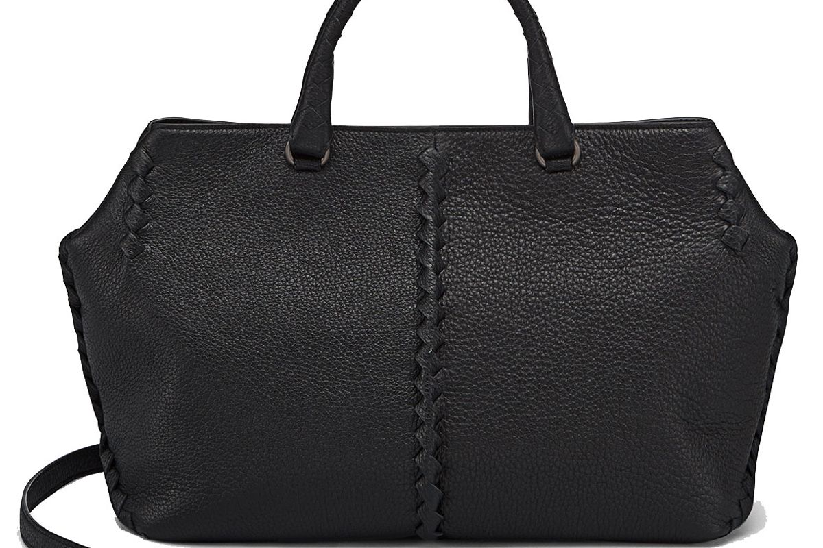 bottega veneta nero cervo medium tote shop