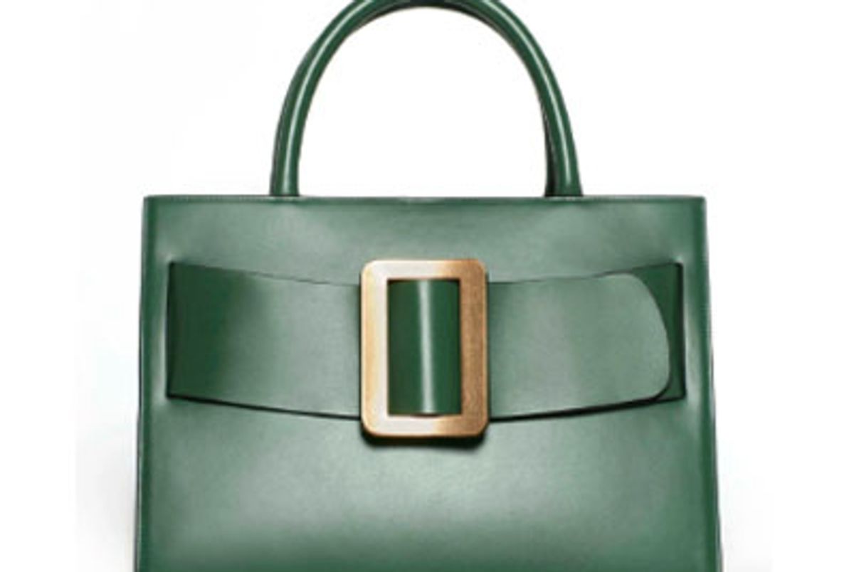 boyy bobby buckled leather tote