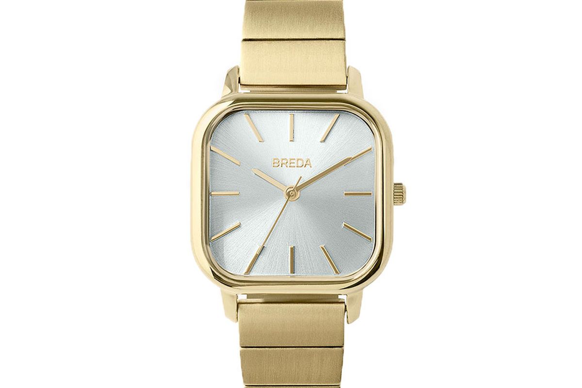 breda gold plated esther watch
