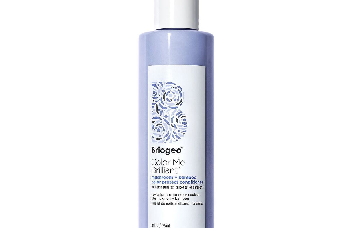 briogeo color me brilliant mushroom plus bamboo color protect conditioner