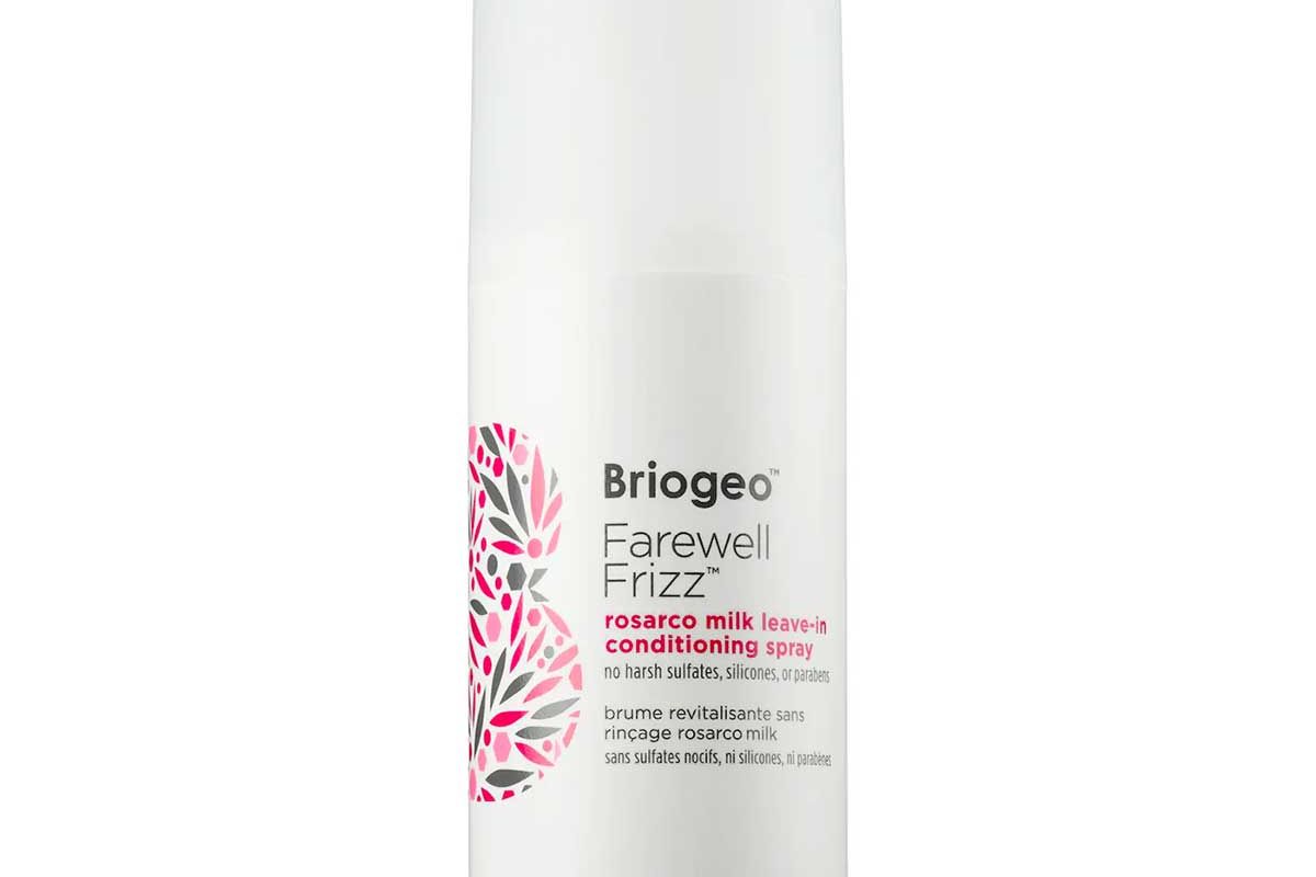 briogeo farewell frizz rosarco milk leave in conditioner