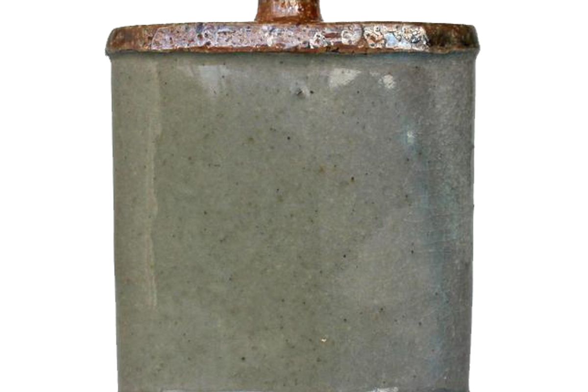 britney smith ceramics soda fired flask