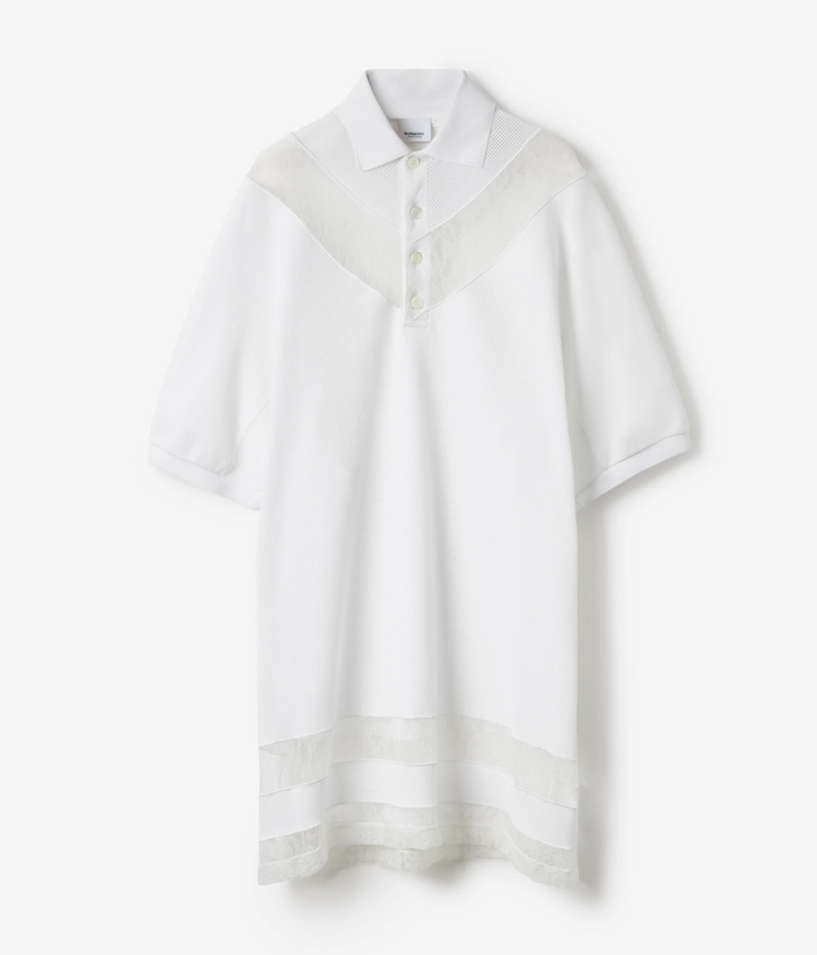 Kid's Polo Shirt Ivory Cotton Piqué
