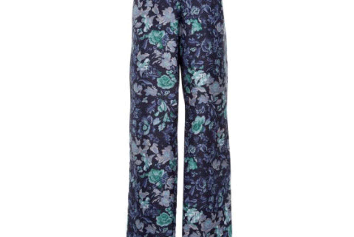 Silk Printed Pajama Pants