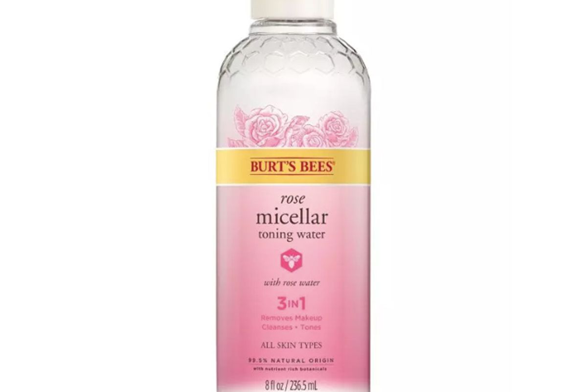 burts bees micellar toning water with rose water