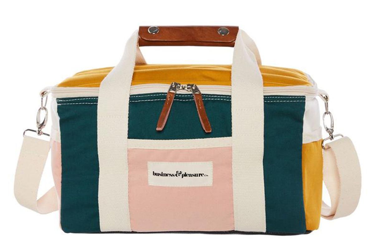 business and pleasure co premium cooler bag 70s panel cinque