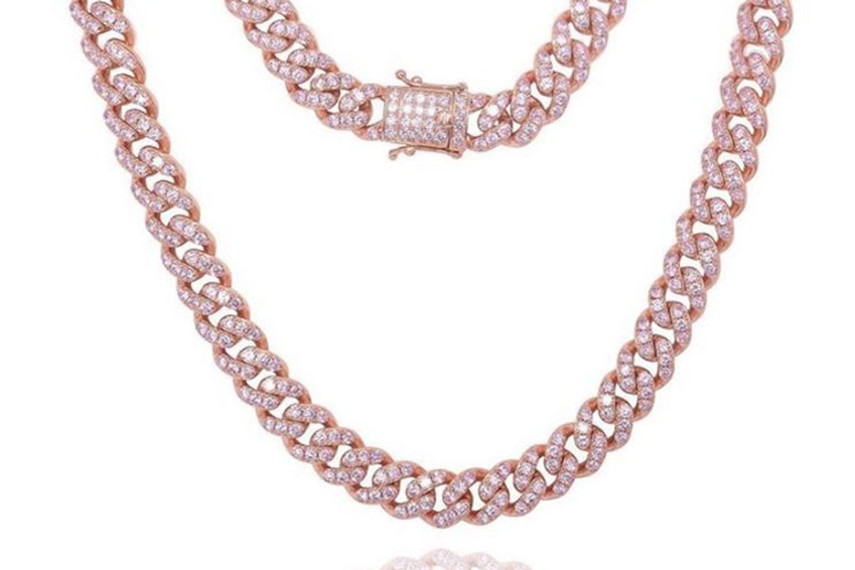 by lolita mini barbie cuban link necklace