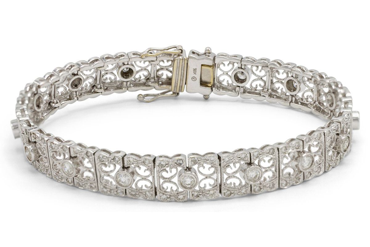 bygoldgirl lace diamond bracelet