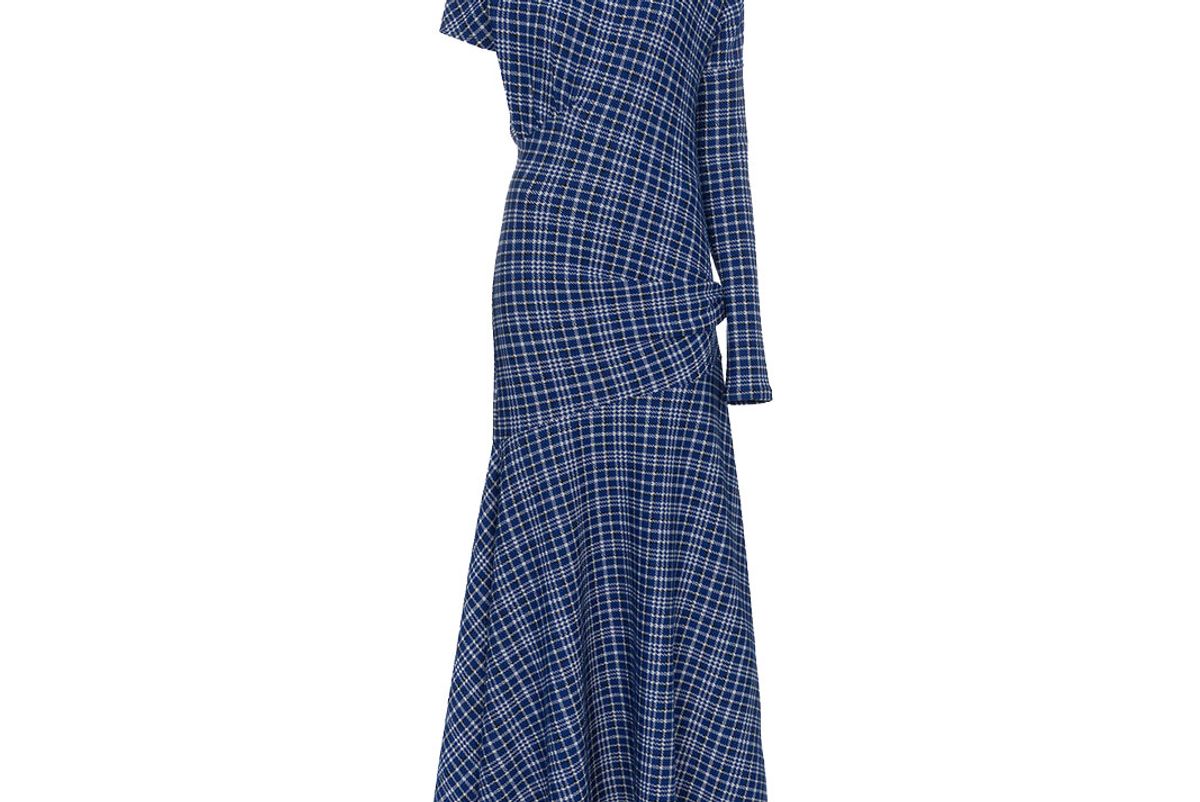 calvin klein 205w39nyc asymmetric maxi dress