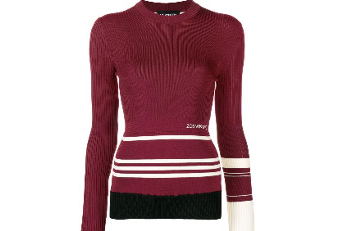 calvin klein 205w39nyc ribbed sweater