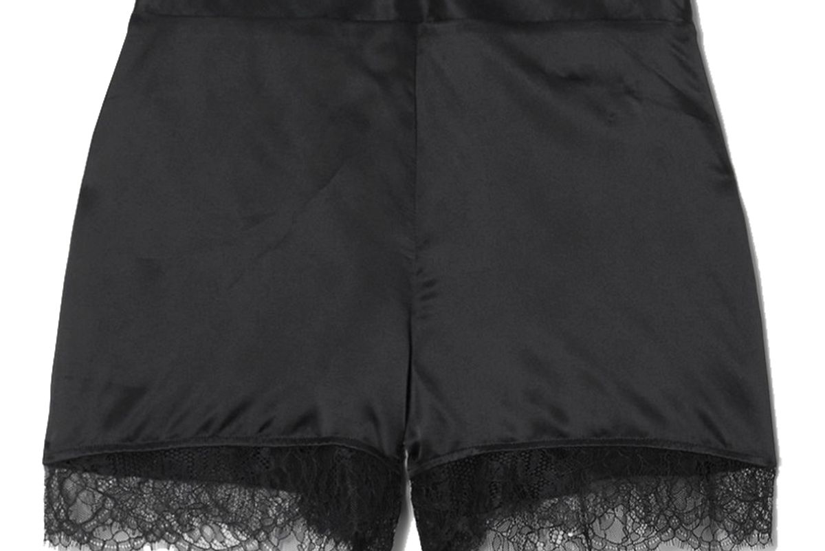 cami nyc the liliana lace trimmed silk charmeuse shorts