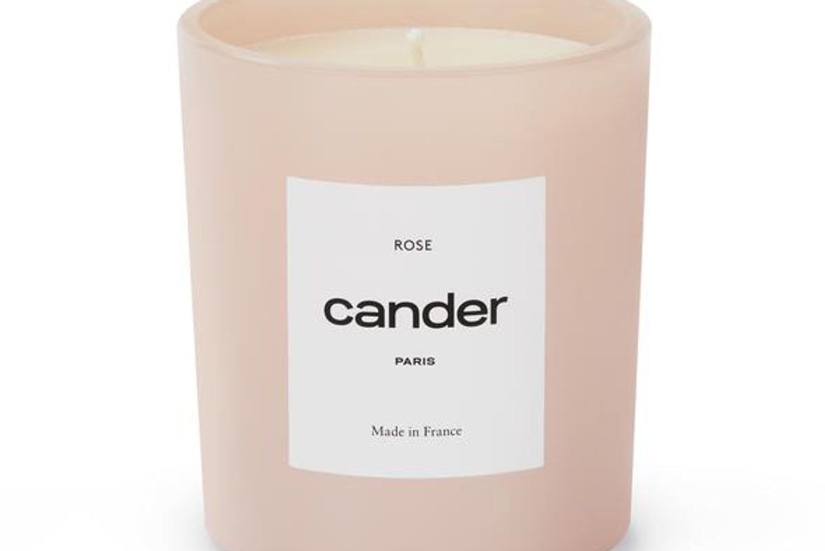 cander paris rose candle