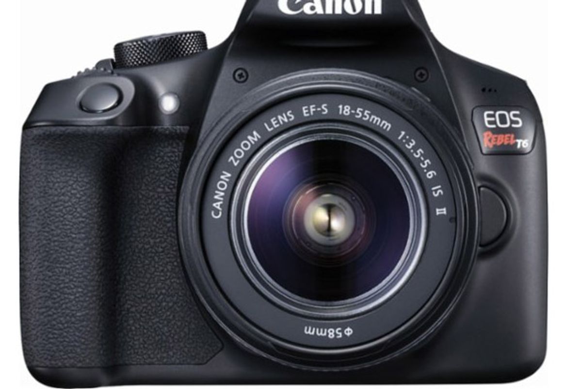 cannon rebel t6 dslr camera