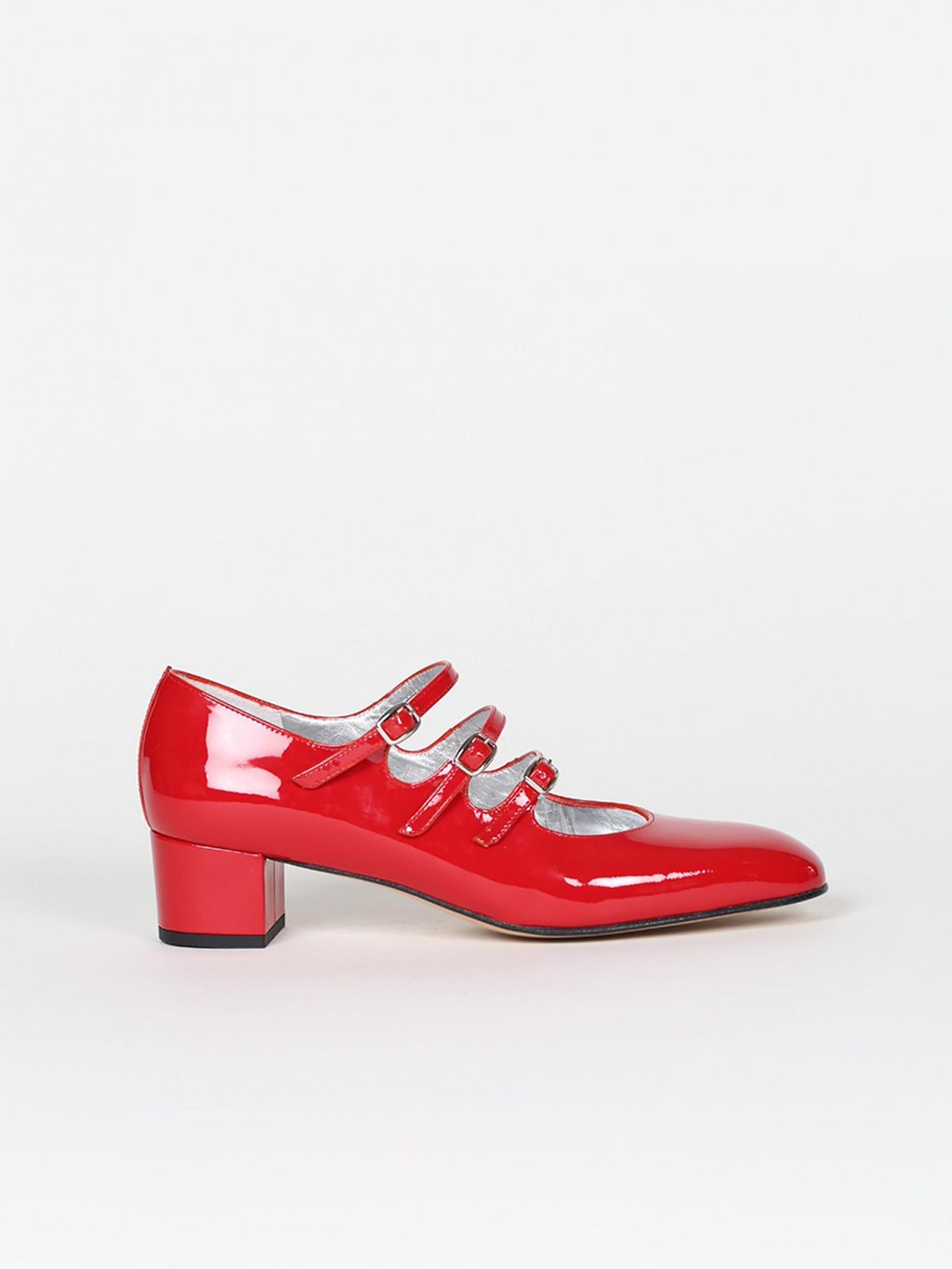 carel paris red patent leather mary janes